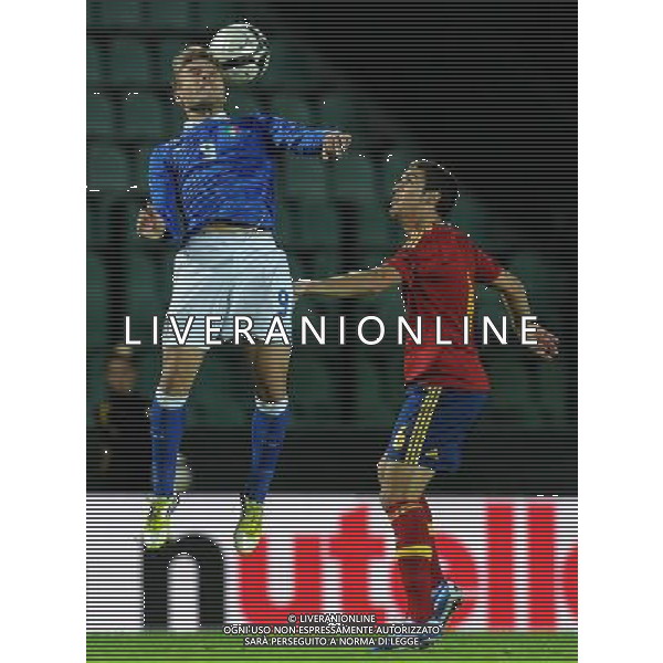 Amichevole Siena - 13.11.2012 Italia-Spagna U21 Nella Foto:immobile-oriol /Ph.Vitez-Ag. Aldo Liverani