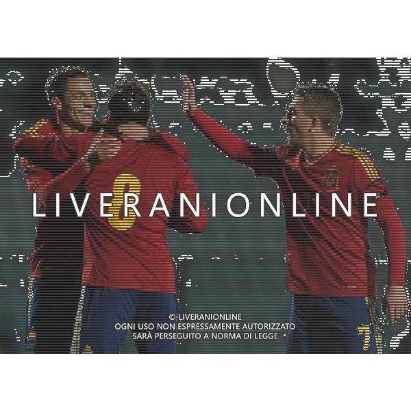 Amichevole Siena - 13.11.2012 Italia-Spagna U21 Nella Foto:rodrigo esulta /Ph.Vitez-Ag. Aldo Liverani