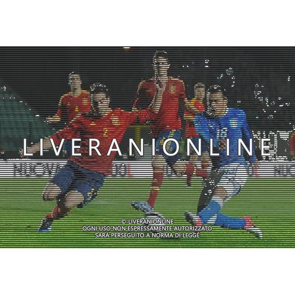 Amichevole Siena - 13.11.2012 Italia-Spagna U21 Nella Foto:occasione sansone /Ph.Vitez-Ag. Aldo Liverani