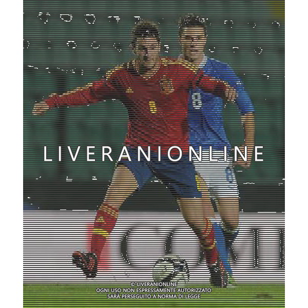 Amichevole Siena - 13.11.2012 Italia-Spagna U21 Nella Foto:koke-crisetig /Ph.Vitez-Ag. Aldo Liverani