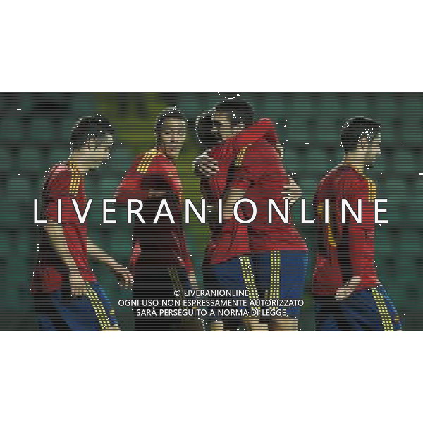 Amichevole Siena - 13.11.2012 Italia-Spagna U21 Nella Foto:deulofeu esulta /Ph.Vitez-Ag. Aldo Liverani