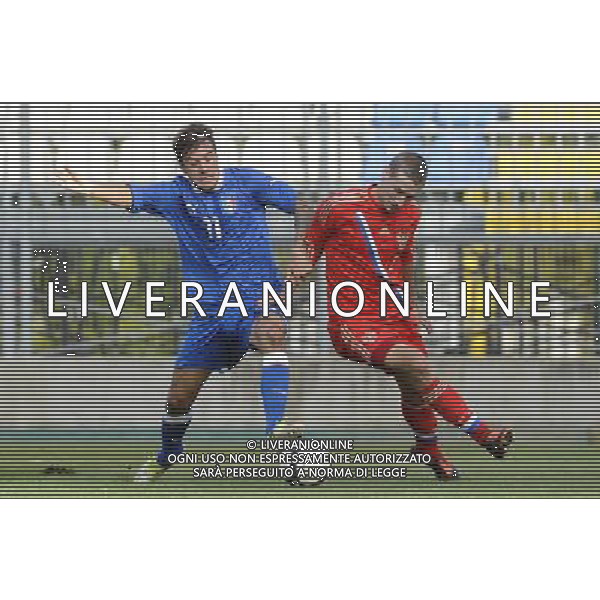 Frosinone - 14/11/2012 - Stadio Comunale Matusa - International Challenge Trophy - Nazionale Under 21 Lega Pro - Italia vs Russia - nella foto: Leonardo Gatto Â© Fabrizio Corradetti - Ag. Aldo Liverani sas