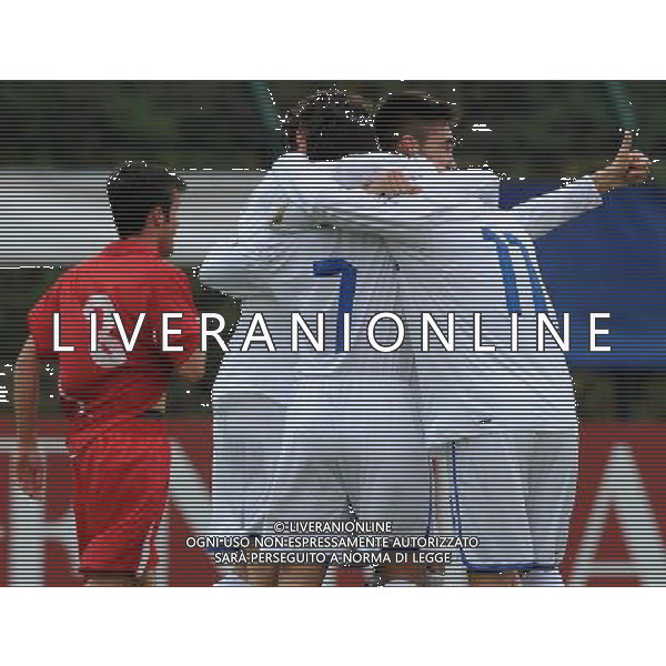 12Â° Torneo \'Quattro Nazioni\' 2012 Meda (MB) - 14.11.2012 Italia-Svizzera Nella Foto:Esultanza giocatori italia U20 /Ph.Vitez-Ag. Aldo Liverani