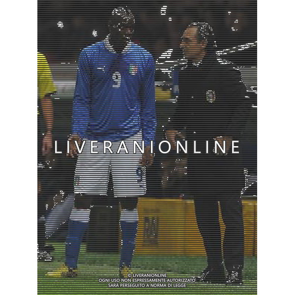 Amichevole Parma - 14.11.2012 Italia-Francia Nella Foto:balotelli prandelli /Ph.Vitez-Ag. Aldo Liverani