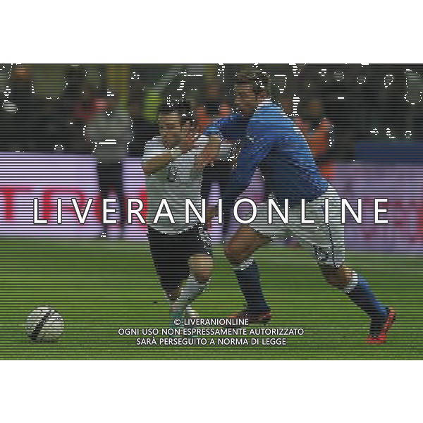 Amichevole Parma - 14.11.2012 Italia-Francia Nella Foto:valbuena barzagli /Ph.Vitez-Ag. Aldo Liverani