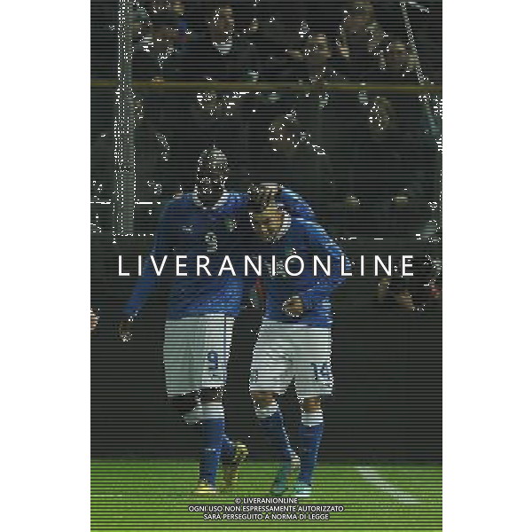 Amichevole Parma - 14.11.2012 Italia-Francia Nella Foto:el shaarawy esulta con balotelli /Ph.Vitez-Ag. Aldo Liverani