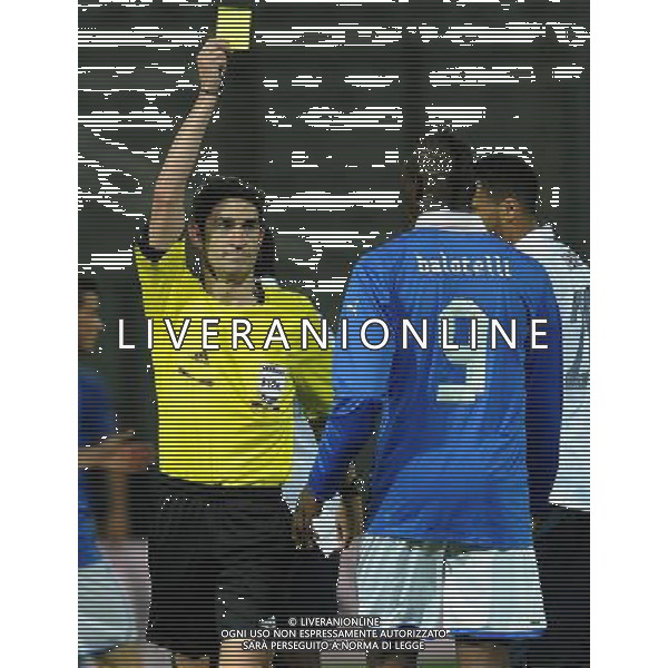 Amichevole Parma - 14.11.2012 Italia-Francia Nella Foto:balotelli ammonito /Ph.Vitez-Ag. Aldo Liverani