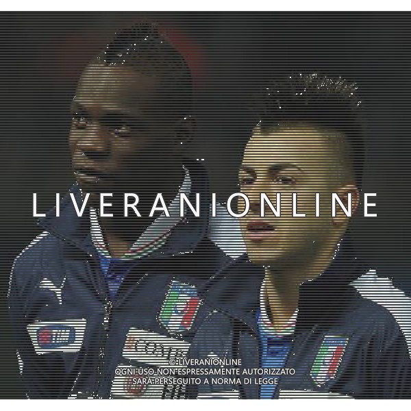 Amichevole Parma - 14.11.2012 Italia-Francia Nella Foto:Balotelli Mario-El Shaarawy Stephan /Ph.Vitez-Ag. Aldo Liverani