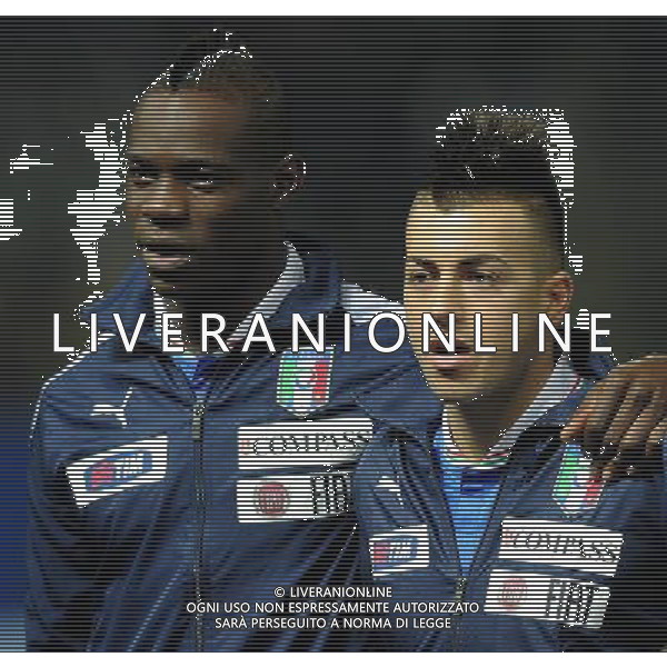 Amichevole Parma - 14.11.2012 Italia-Francia Nella Foto:Balotelli Mario-El Shaarawy Stephan /Ph.Vitez-Ag. Aldo Liverani