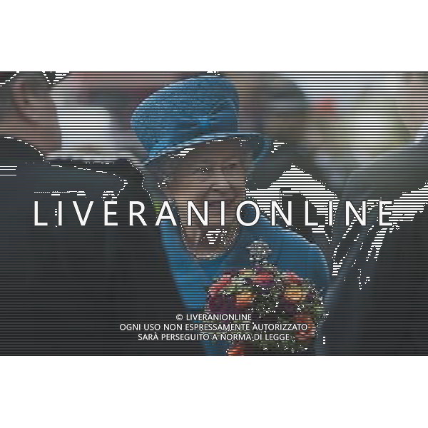 Her Majesty The Queen leaves the Royal Commonwealth Society in central London. ©photohsot/AGENZIA ALDO LIVERANI SAS - ITALY ONLY - REALI INGLESI: La regina Elisabetta II d\'inghilterra al Royal Commonwealth Society nel centro di Londra.