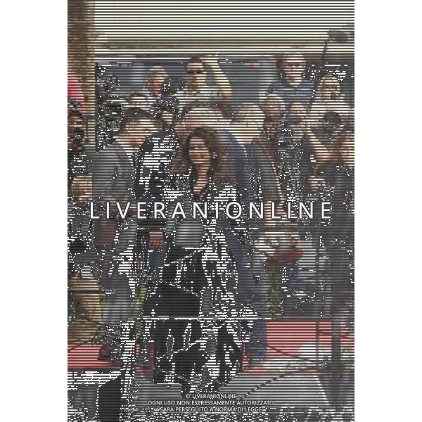 14 November 2012 - Las Vegas, Nevada - Shania Twain. Shania Twain arrives in style to the Colosseum at Caesars Palace to prepare for her new show, \'Shania: Still The One\' . Photo Credit: MJT/AdMedia /AGENZIA ALDO LIVERANI SAS/ITALY ONLY - EDITORIAL USE ONLY
