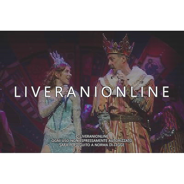 Cast members of Monty Python\'s \'Spamalot\' attend a press-preview at The Playhouse Theatre in London Stephen Tompkinson Anna Jane Casey ©photoshot/Agenzia Aldo Liverani Sas - ITALY ONLY - EDITORIAL USE ONLY