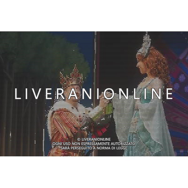 Cast members of Monty Python\'s \'Spamalot\' attend a press-preview at The Playhouse Theatre in London Stephen Tompkinson Anna Jane Casey ©photoshot/Agenzia Aldo Liverani Sas - ITALY ONLY - EDITORIAL USE ONLY