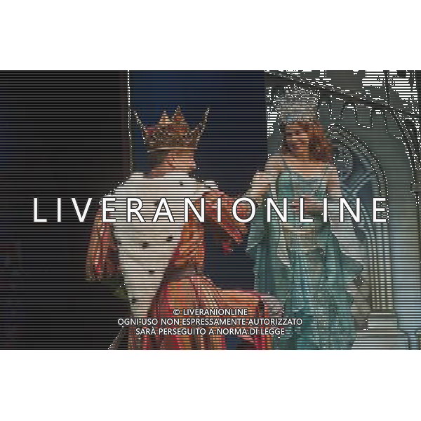 Cast members of Monty Python\'s \'Spamalot\' attend a press-preview at The Playhouse Theatre in London Stephen Tompkinson Anna Jane Casey ©photoshot/Agenzia Aldo Liverani Sas - ITALY ONLY - EDITORIAL USE ONLY