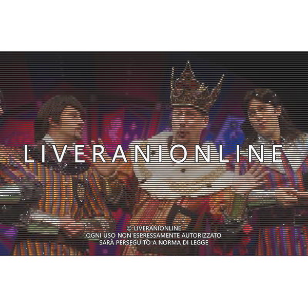 Cast members of Monty Python\'s \'Spamalot\' attend a press-preview at The Playhouse Theatre in London Stephen Tompkinson ©photoshot/Agenzia Aldo Liverani Sas - ITALY ONLY - EDITORIAL USE ONLY