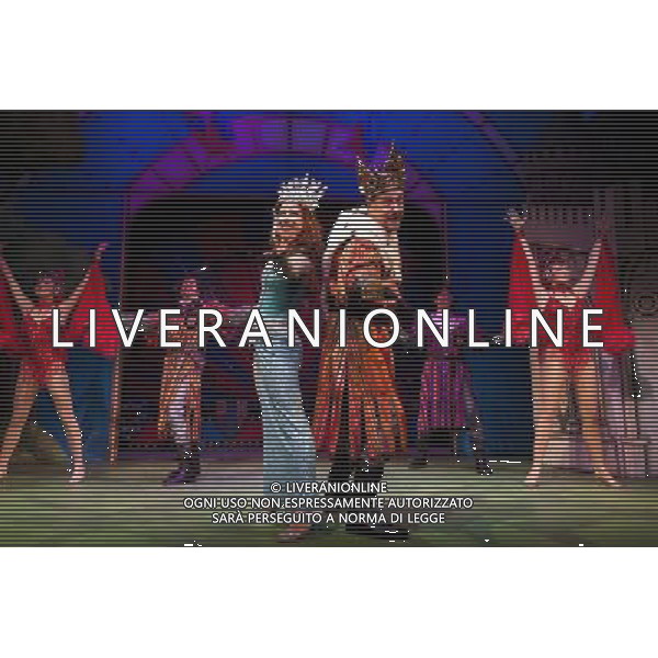 Cast members of Monty Python\'s \'Spamalot\' attend a press-preview at The Playhouse Theatre in London Stephen Tompkinson Anna Jane Casey ©photoshot/Agenzia Aldo Liverani Sas - ITALY ONLY - EDITORIAL USE ONLY