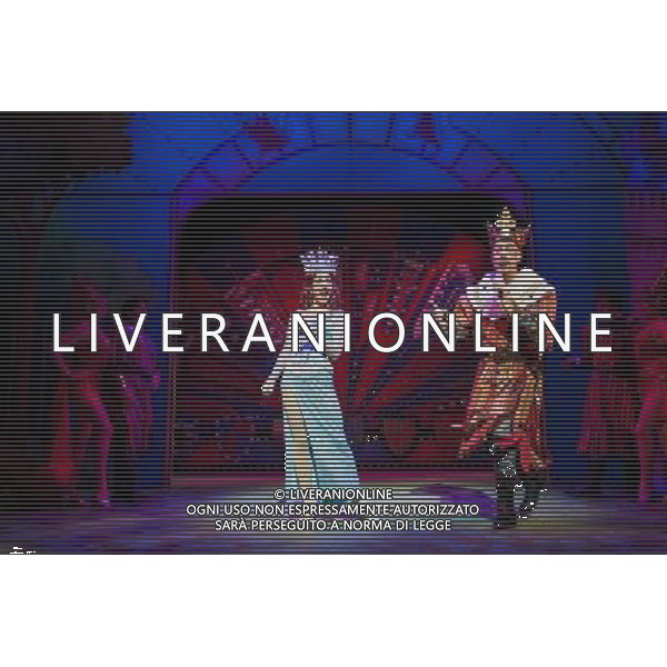 Cast members of Monty Python\'s \'Spamalot\' attend a press-preview at The Playhouse Theatre in London Stephen Tompkinson Anna Jane Casey ©photoshot/Agenzia Aldo Liverani Sas - ITALY ONLY - EDITORIAL USE ONLY