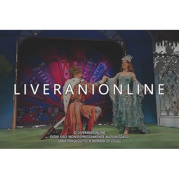 Cast members of Monty Python\'s \'Spamalot\' attend a press-preview at The Playhouse Theatre in London Stephen Tompkinson Anna Jane Casey ©photoshot/Agenzia Aldo Liverani Sas - ITALY ONLY - EDITORIAL USE ONLY