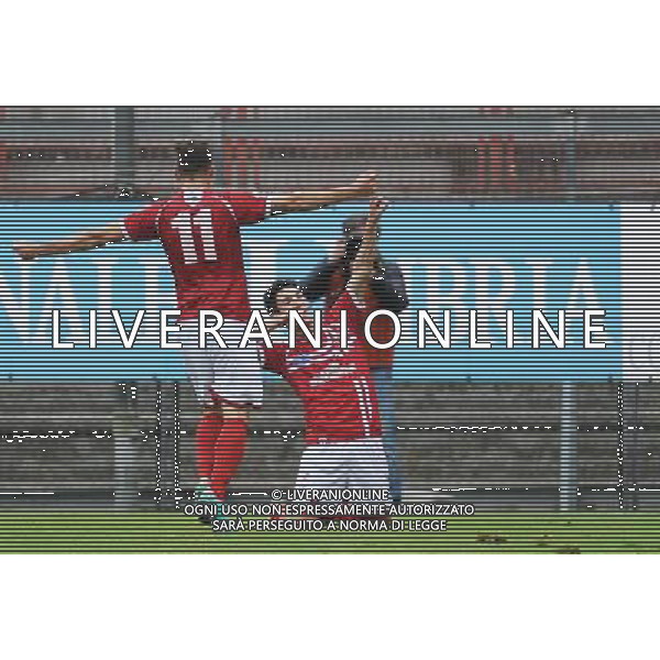 PERUGIA FROSINONE LEGA PRO 18/11/2012 NELLA FOTO ESULTANZA POLITANO FOTO SETTONCE-AG ALDO LIVERANI