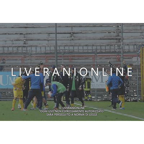 PERUGIA FROSINONE LEGA PRO 18/11/2012 NELLA FOTO ESULTANZA FROSINONE FOTO SETTONCE-AG ALDO LIVERANI
