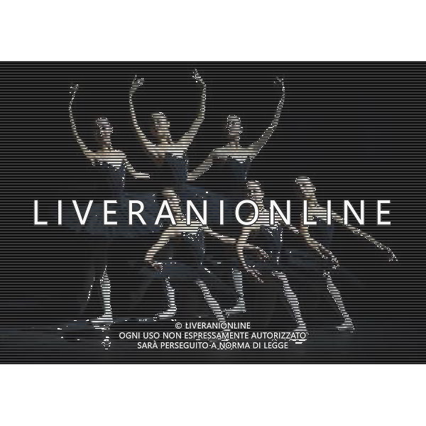 (121118) -- BEIJING, Nov. 18, 2012 () -- Dancers perform during the ballet \'Etudes \' Marguerite and Armand\' at the National Centre for the Peforming Arts in Beijing, capital of China, Nov. 17, 2012. The representative work \'etudes\' of Denmak School takes a special position in the history of ballet of the world. Well known for its grace in dancing, quality in art and high-demand in skills, \'etudes\' is considered a classical textbook of ballet appreciation. (/Luo Xiaoguang) (zc) ©photoshot/AGENZIA ALDO LIVERANI SAS - ITALY ONLY - Ballerine e Ballerini di danza classica durante il balletto \'Etudes \' Marguerite and Armand\' presso il Centro Nazionale per le Arti Peforming di Pechino , capitale della Cina, 17 novembre 2012.