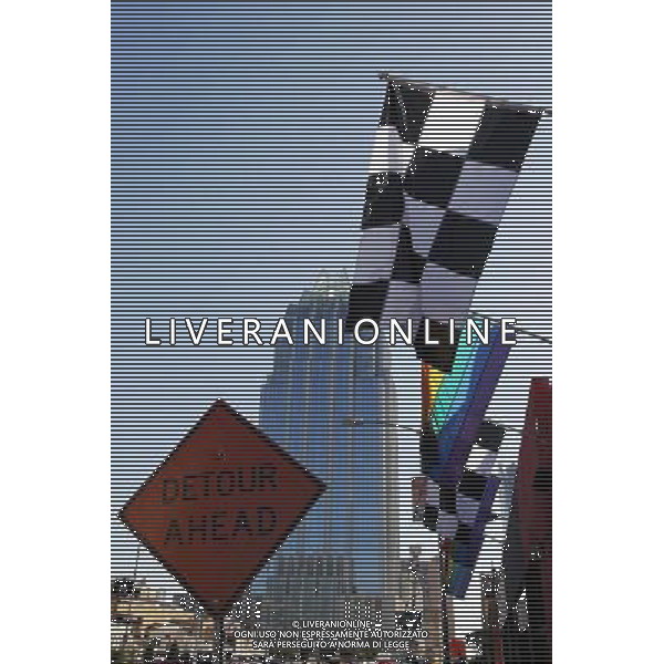 Chequered flags in Austin. 14.11.2012. Formula 1 World Championship, Rd 19, United States Grand Prix, Austin, Texas, USA, Preparation Day. - www.xpbimages.com, EMail: requests@xpbimages.com - copy of publication required for printed pictures. Every used picture is fee-liable. © Copyright: Photo4 / XPB Images AG ALDO LIVERANI S A S ONLY ITALY