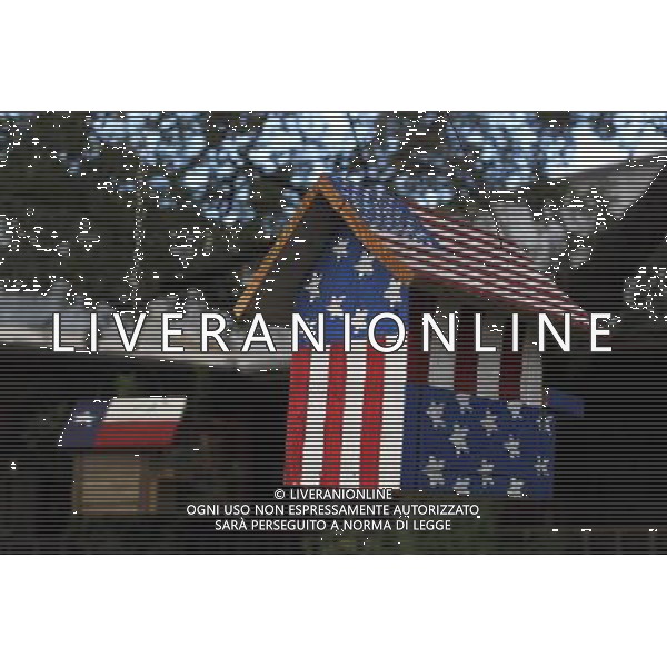 Texas themed bird boxes. 14.11.2012. Formula 1 World Championship, Rd 19, United States Grand Prix, Austin, Texas, USA, Preparation Day. - www.xpbimages.com, EMail: requests@xpbimages.com - copy of publication required for printed pictures. Every used picture is fee-liable. © Copyright: Photo4 / XPB Images AG ALDO LIVERANI S A S ONLY ITALY