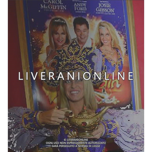  Josie Gibson at photocall for Aladdin at the Hippodrome, Bristol Date 19th November 2012 /AGENZIA ALDO LIVERANI SAS/ITALY ONLY - EDITORIAL USE ONLY