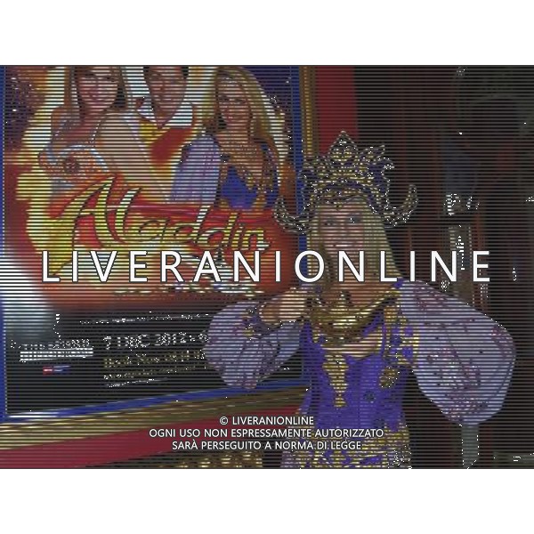 Josie Gibson at photocall for Aladdin at the Hippodrome, Bristol Date 19th November 2012 /AGENZIA ALDO LIVERANI SAS/ITALY ONLY - EDITORIAL USE ONLY