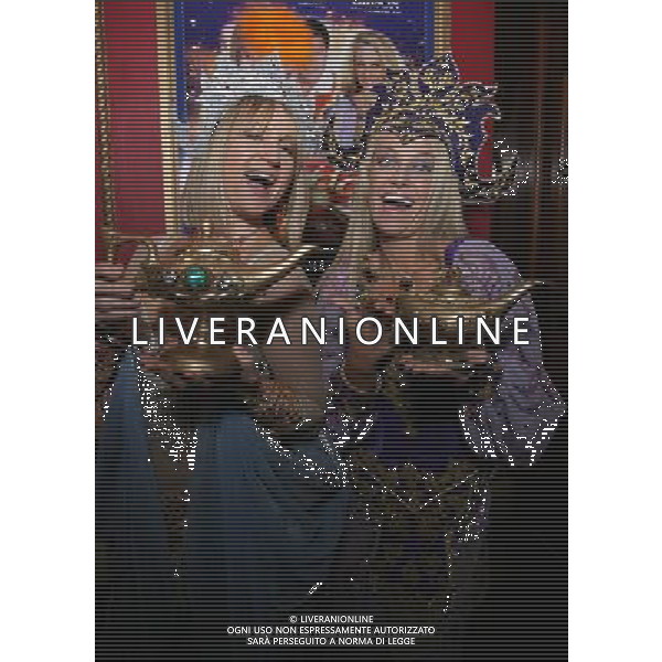 Carol McGiffin, Josie Gibson Aladdin at The Bristol Hippodrome Bristol England /AGENZIA ALDO LIVERANI SAS/ITALY ONLY - EDITORIAL USE ONLY