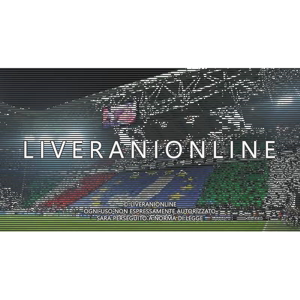 UEFA Champions League 2012/2013 Gruppo E Torino - 20.11.2012 Juventus-Chelsea Nella Foto:coreografia tifosi juventus /Ph.Vitez-Ag. Aldo Liverani