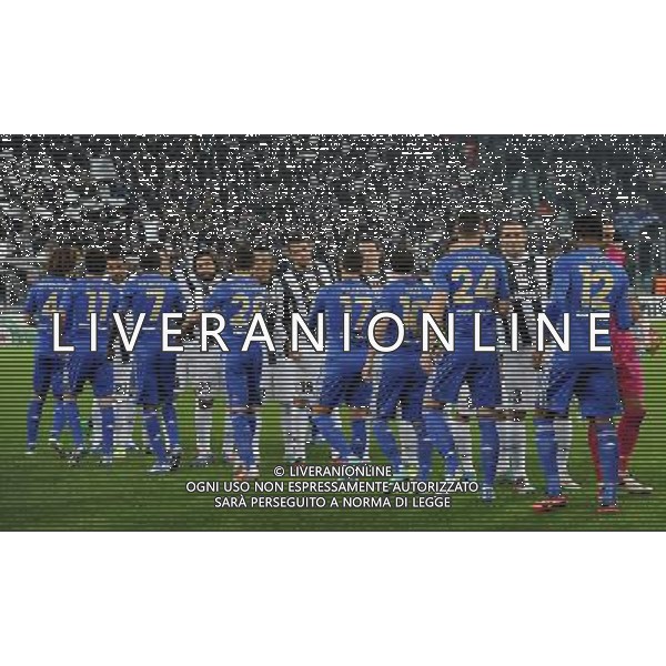 UEFA Champions League 2012/2013 Gruppo E Torino - 20.11.2012 Juventus-Chelsea Nella Foto:juventus e chelsea si stringono la mano /Ph.Vitez-Ag. Aldo Liverani
