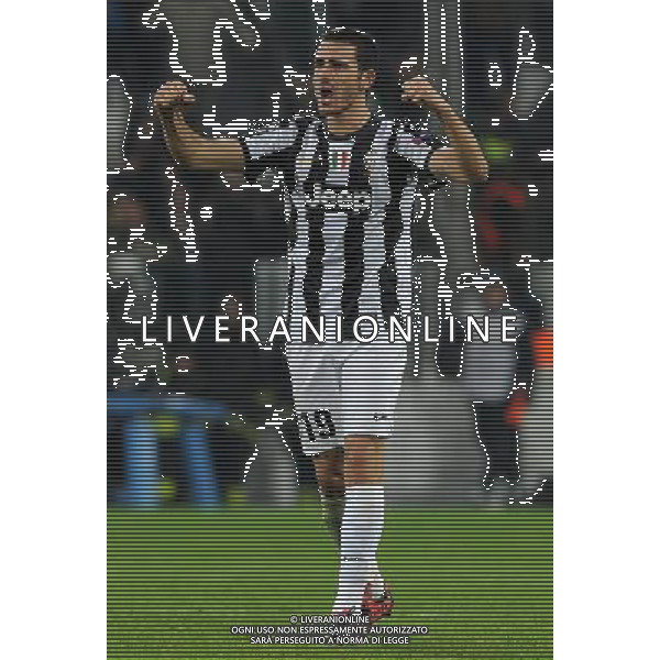 UEFA Champions League 2012/2013 Gruppo E Torino - 20.11.2012 Juventus-Chelsea Nella Foto:esultanza finale juventus bonucci /Ph.Vitez-Ag. Aldo Liverani