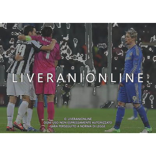 UEFA Champions League 2012/2013 Gruppo E Torino - 20.11.2012 Juventus-Chelsea Nella Foto:esultanza finale juventus /Ph.Vitez-Ag. Aldo Liverani