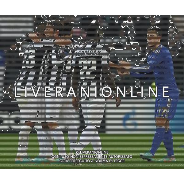 UEFA Champions League 2012/2013 Gruppo E Torino - 20.11.2012 Juventus-Chelsea Nella Foto:esultanza finale juventus /Ph.Vitez-Ag. Aldo Liverani