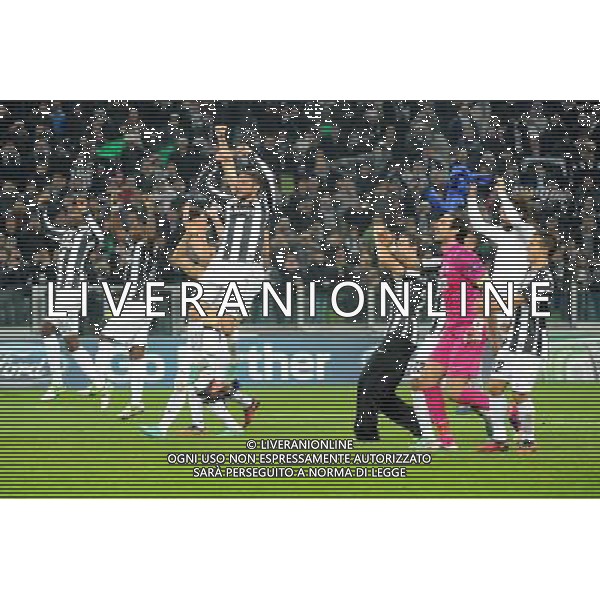 UEFA Champions League - 5¡ giornata fase a gironi Gruppo E Torino 20-11-2012 Juventus - Chelsea nella foto: esultanza finale Juve foto Roberto Garavaglia - ag. Aldo Liverani sas