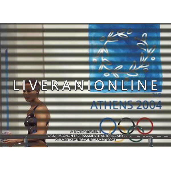 OLIMPIADI DI ATENE 20/08/2004 TUFFI PIATTAFORMA 10m NELLA FOTO TANIA CAGNOTTO FOTO MARCO LUZZANI/AG ALDO LIVERANI
