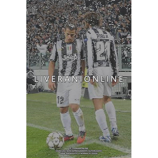 UEFA Champions League - 5¡ giornata fase a gironi Gruppo E Torino 20-11-2012 Juventus - Chelsea nella foto: Sebastian Giovinco (Juventus) a SX e Andrea Pirlo (Juventus) foto Roberto Garavaglia - ag. Aldo Liverani sas