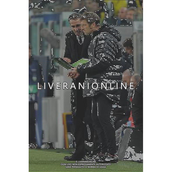 UEFA Champions League - 5¡ giornata fase a gironi Gruppo E Torino 20-11-2012 Juventus - Chelsea nella foto: Angelo Alessio e a DX Massimo Carrera in panchina per la Juventus al posto dello squalificato Antonio Conte foto Roberto Garavaglia - ag. Aldo Liverani sas