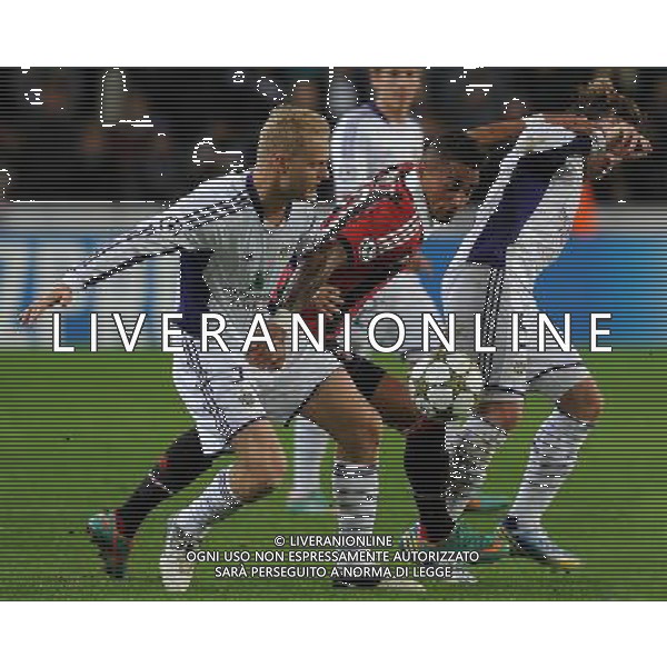 UEFA Champions League 2012/2013 Gruppo C Bruxelles- 21.11.2012 Anderlecht-Milan Nella Foto:boateng fra deschacht e biglia /Ph.Vitez-Ag. Aldo Liverani