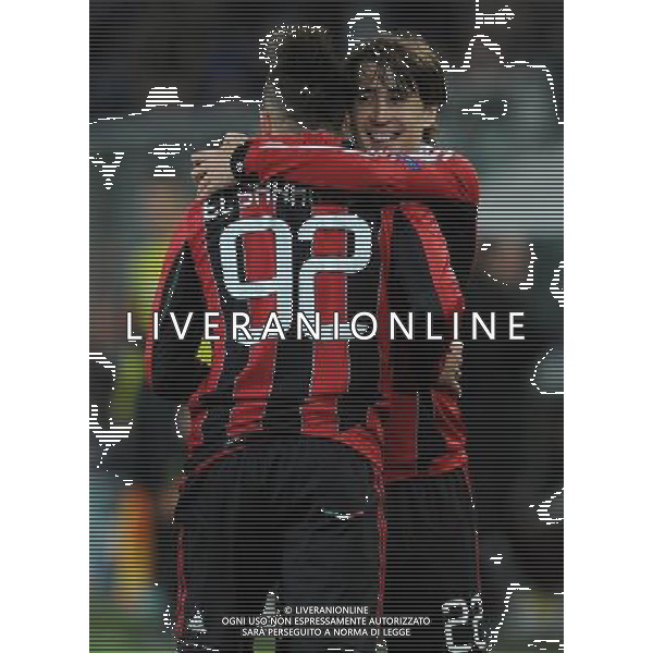 UEFA Champions League 2012/2013 Gruppo C Bruxelles- 21.11.2012 Anderlecht-Milan Nella Foto:el shaarawy esulta con krkic /Ph.Vitez-Ag. Aldo Liverani