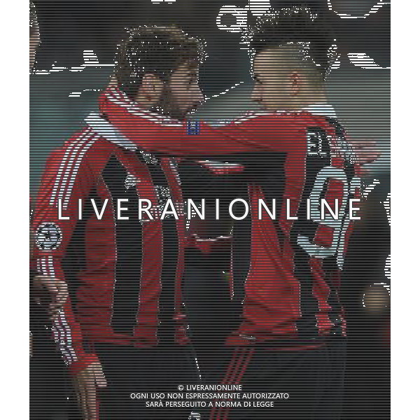 UEFA Champions League 2012/2013 Gruppo C Bruxelles- 21.11.2012 Anderlecht-Milan Nella Foto:el shaarawy esulta con nocerino /Ph.Vitez-Ag. Aldo Liverani