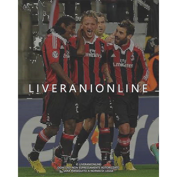 UEFA Champions League 2012/2013 Gruppo C Bruxelles- 21.11.2012 Anderlecht-Milan Nella Foto:mexes esulta /Ph.Vitez-Ag. Aldo Liverani