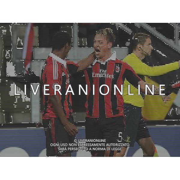UEFA Champions League 2012/2013 Gruppo C Bruxelles- 21.11.2012 Anderlecht-Milan Nella Foto:mexes esulta /Ph.Vitez-Ag. Aldo Liverani