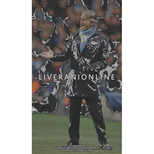 Manchester City\'s Manager Roberto Mancini ..Football - UEFA Champions League Group D - Manchester City v Real Madrid - Wednesday 21st November 2012 - Etihad Stadium - Manchester.. AG ALDO LIVERANI S A S ONLY ITALY