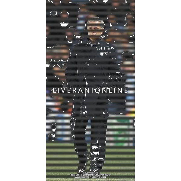 Real Madrid\'s Manager Jose Mourinho Football - UEFA Champions League Group D - Manchester City v Real Madrid - Wednesday 21st November 2012 - Etihad Stadium - Manchester å© CameraSport - 43 Linden Ave. Countesthorpe. Leicester. England. LE8 5PG - Tel: +44 (0) 116 277 4147 - admin@camerasport.com - www.camerasport.com AG ALDO LIVERANI S A S ONLY ITALY
