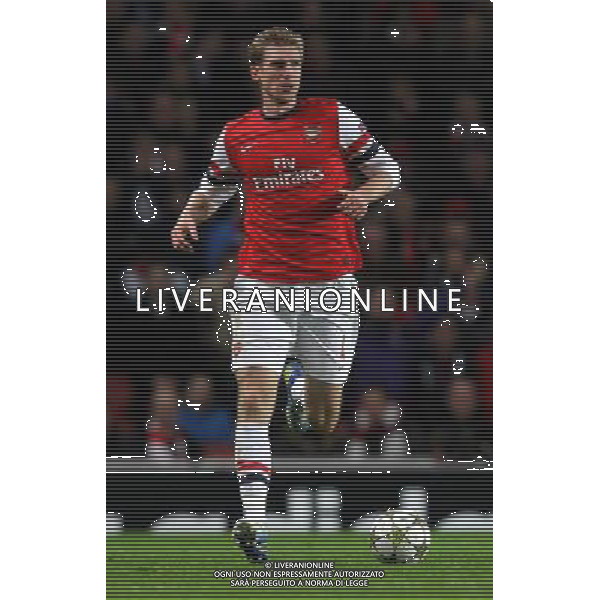 Arsenal\'s Per Mertesacker ..Football - UEFA Champions League Group B - Arsenal v Montpellier - Wednesday 21st November 2012 - Emirates Stadium - London.. AG ALDO LIVERANI S A S ONLY ITALY