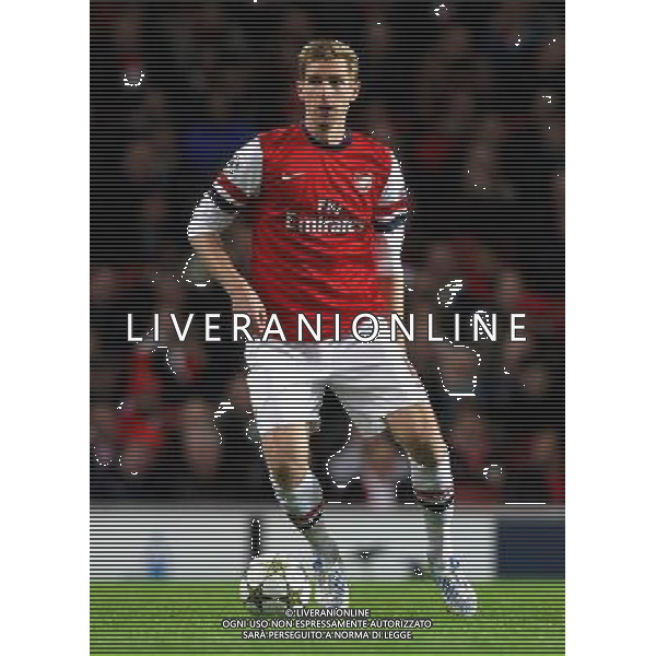 Arsenal\'s Per Mertesacker ..Football - UEFA Champions League Group B - Arsenal v Montpellier - Wednesday 21st November 2012 - Emirates Stadium - London.. AG ALDO LIVERANI S A S ONLY ITALY