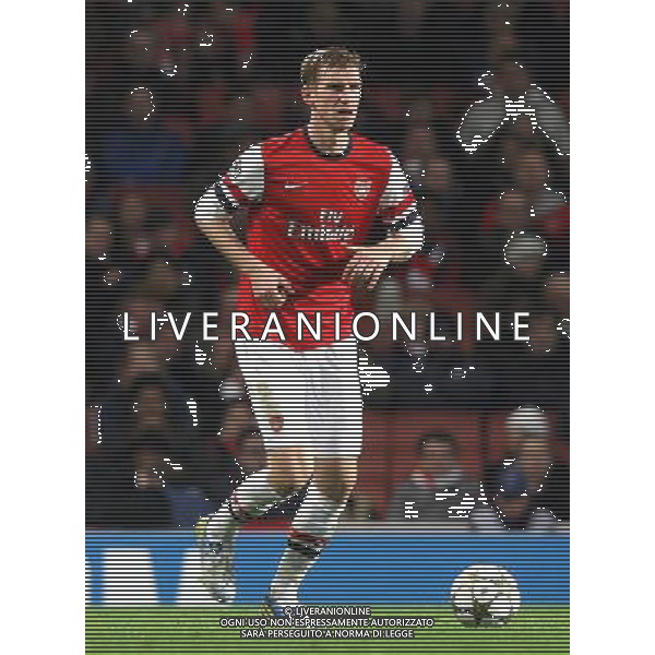 Arsenal\'s Per Mertesacker ..Football - UEFA Champions League Group B - Arsenal v Montpellier - Wednesday 21st November 2012 - Emirates Stadium - London.. AG ALDO LIVERANI S A S ONLY ITALY