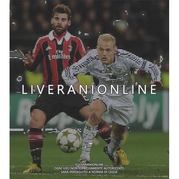 UEFA Champions League 2012/2013 Gruppo C Bruxelles- 21.11.2012 Anderlecht-Milan Nella Foto:Deschacht Olivier /Ph.Vitez-Ag. Aldo Liverani